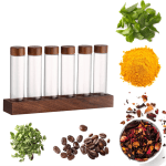 Glass storage jar set