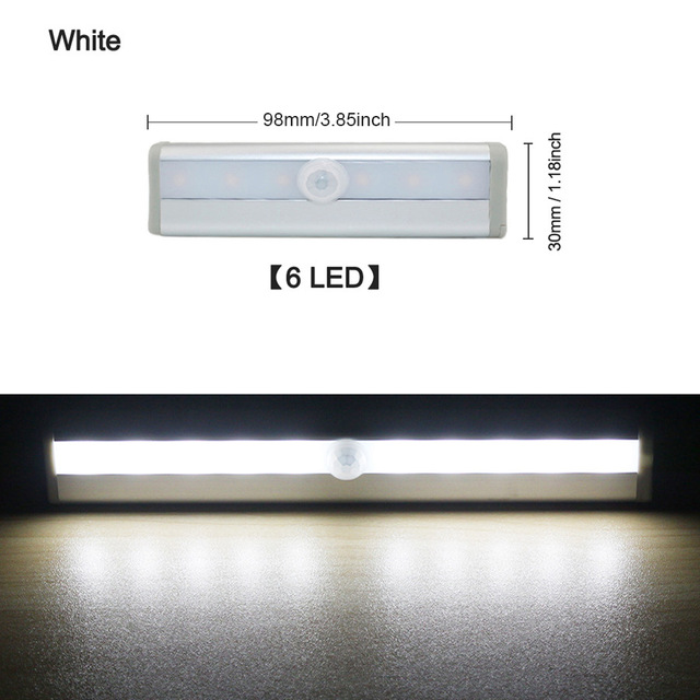 LED PIR motion sensor light - cool white - Image 15