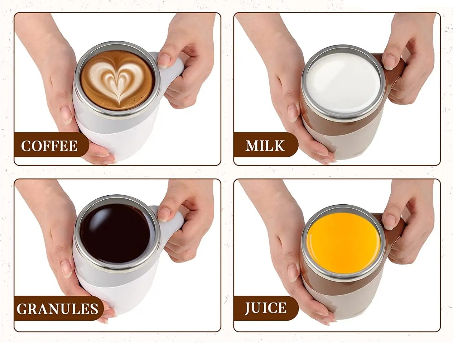 Rechargeable automatic mixing travel mug - Image 15