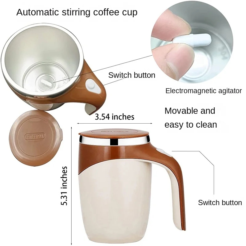 Rechargeable automatic mixing travel mug - Image 19