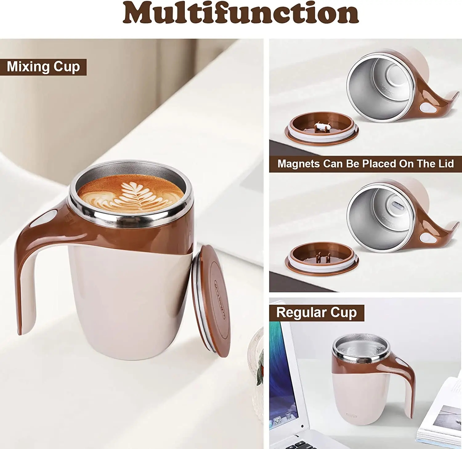 Rechargeable automatic mixing travel mug - Image 22