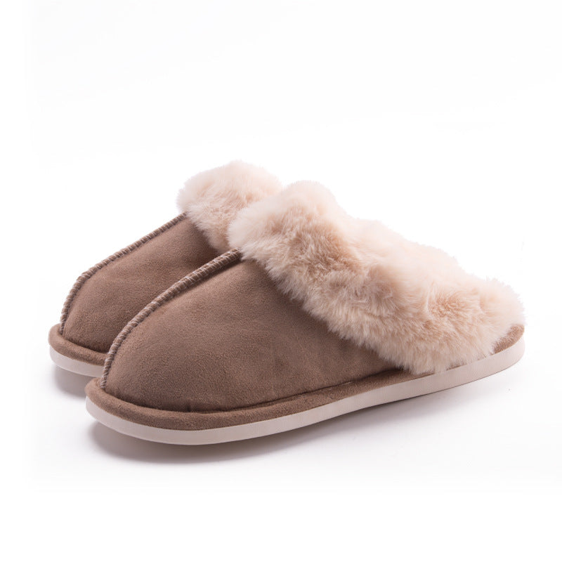 Comfortable warm home slippers - khaki - Image 4