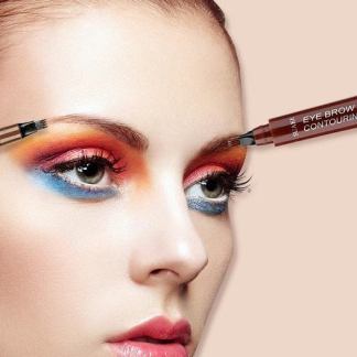 Fork tip liquid eyebrow pen - 2pcs