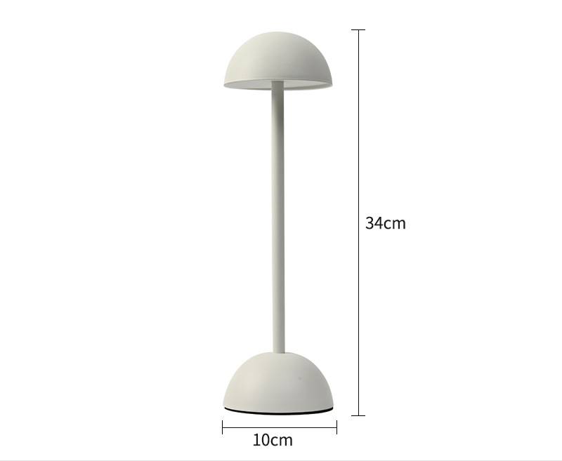 USB rechargeable cordless mushroom table lamp - Image 12