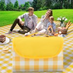 Foldable water-resistant picnic mat