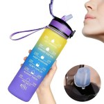 1L motivational water bottle