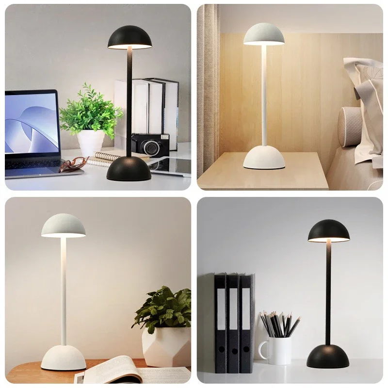 USB rechargeable cordless mushroom table lamp - Image 16