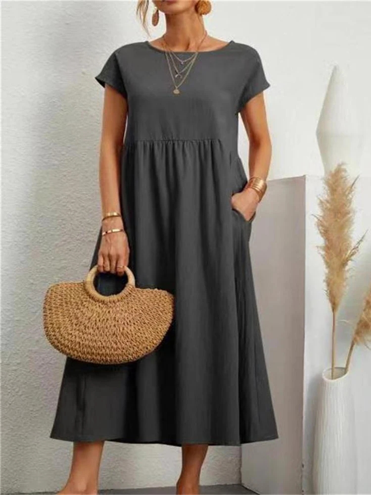 Casual summer midi dress - Image 7