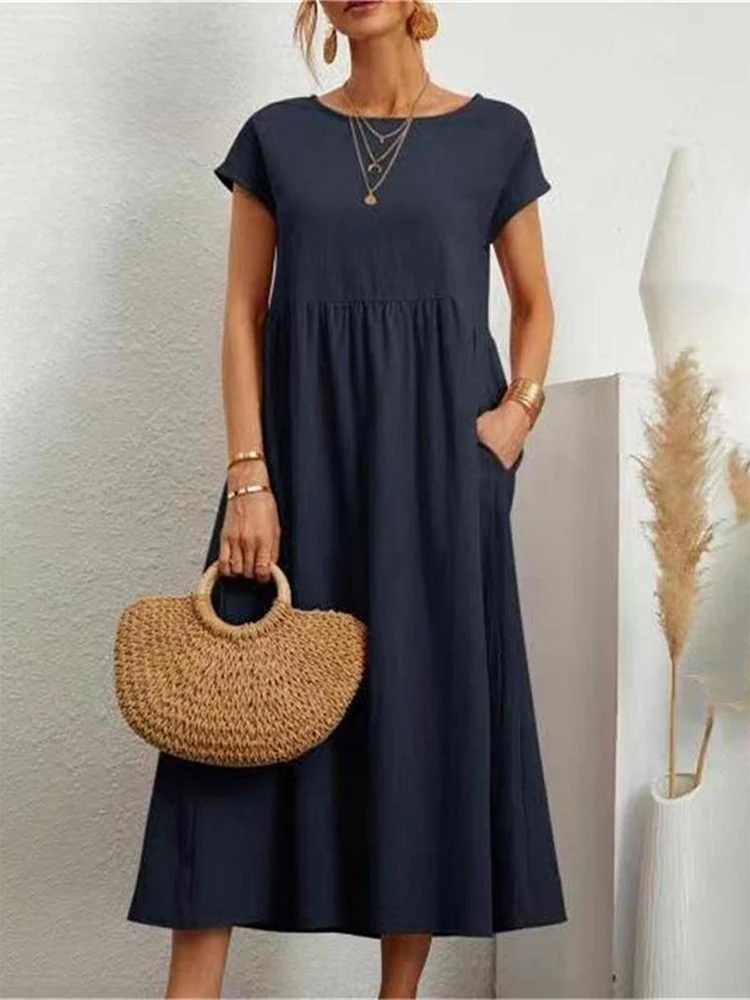 Casual summer midi dress - Image 10