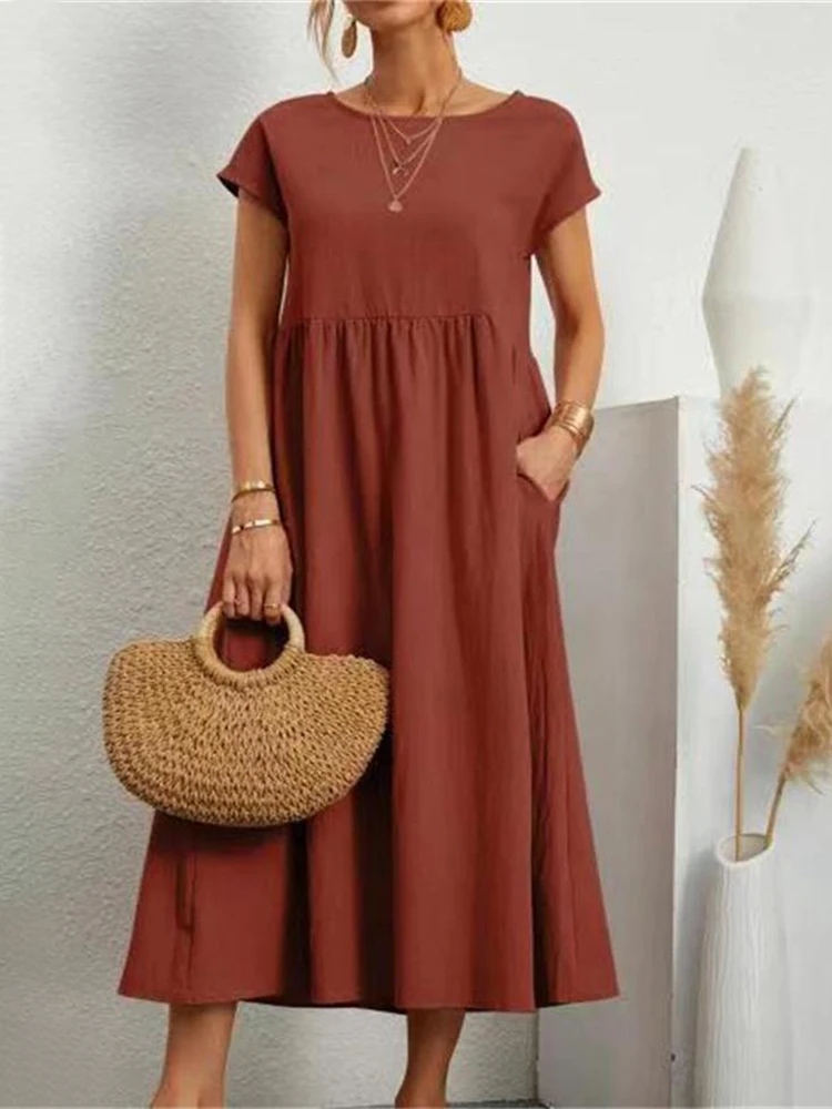 Casual summer midi dress