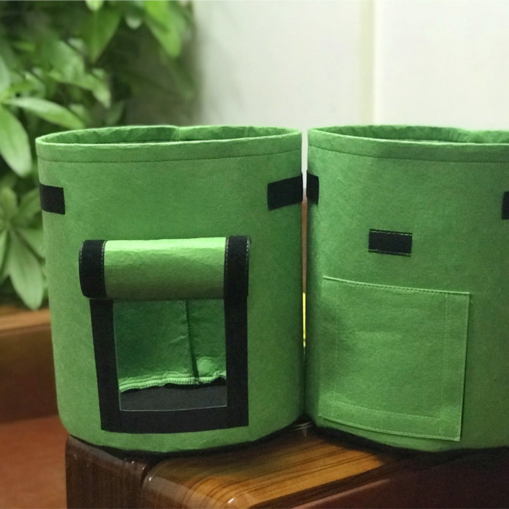 Vegetable planting grow bag with window - Image 12