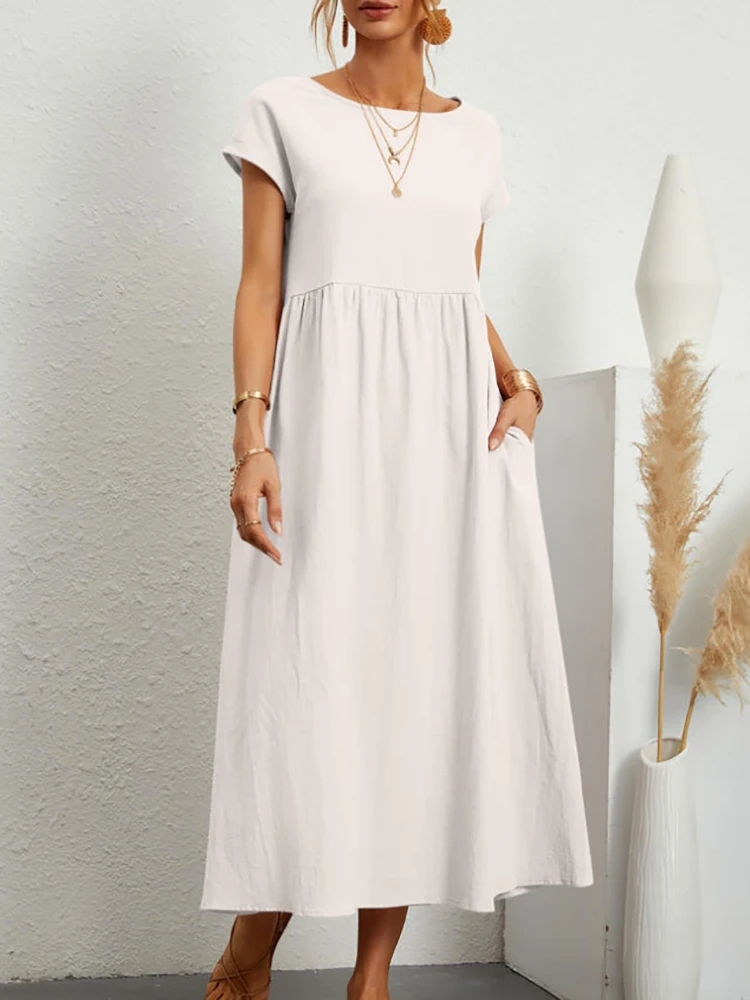 Casual summer midi dress - Image 3