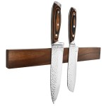 Wood magnetic knife holder