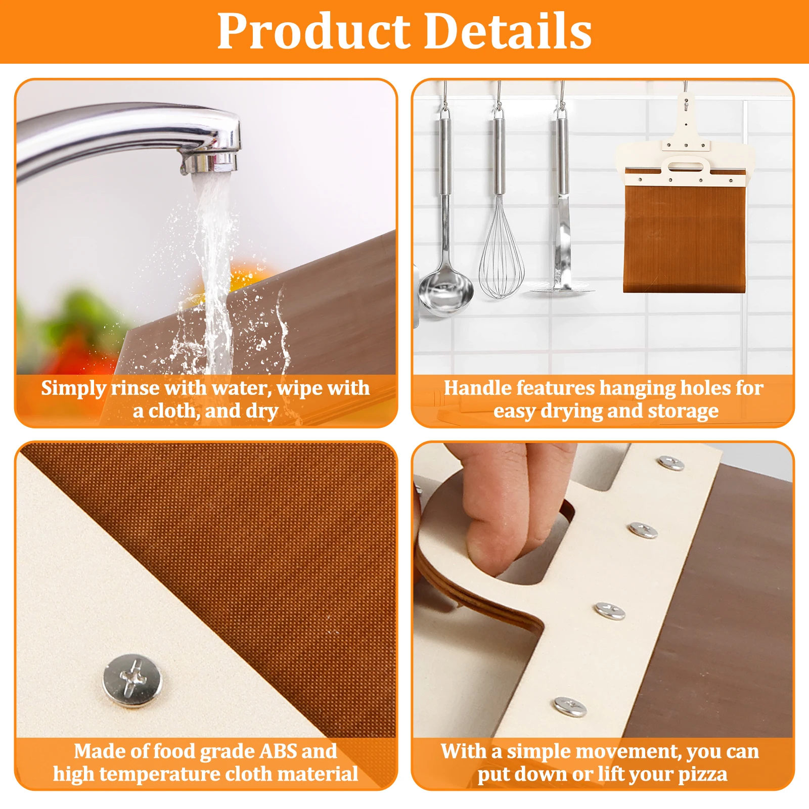 Non-stick pizza sliding board - Image 6