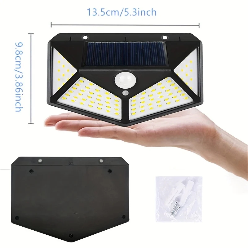 Outdoor LED solar wall light with motion detector - Image 14