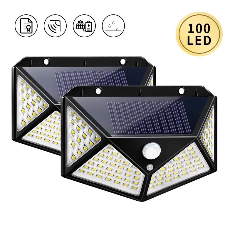 Outdoor LED solar wall light with motion detector - Image 13