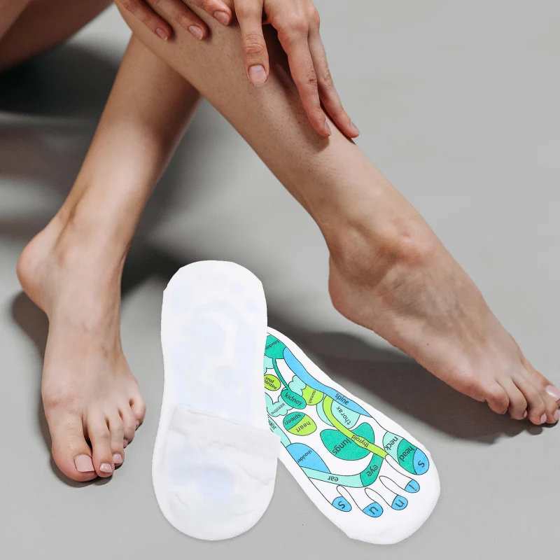 Acupressure points printed women's socks - Image 6