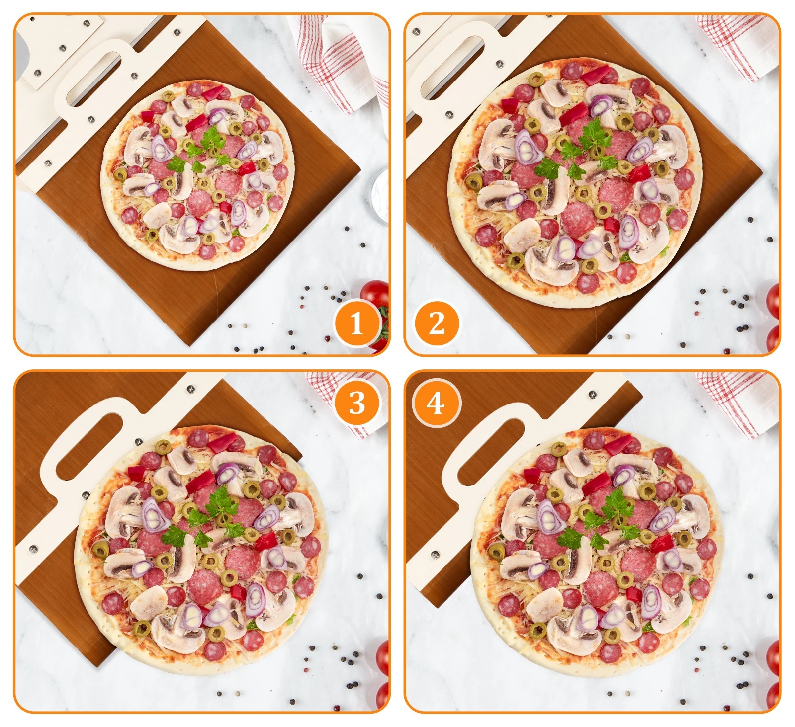 Non-stick pizza sliding board - Image 9