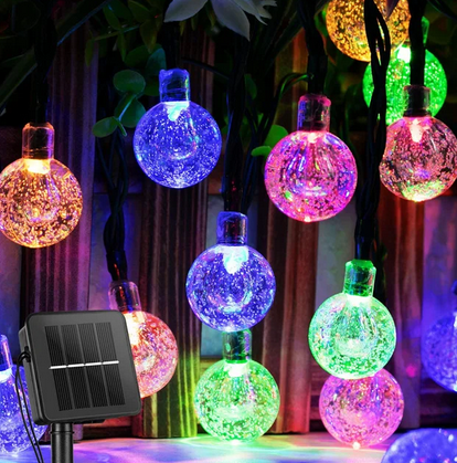 6m crystal ball solar string lights - Image 4