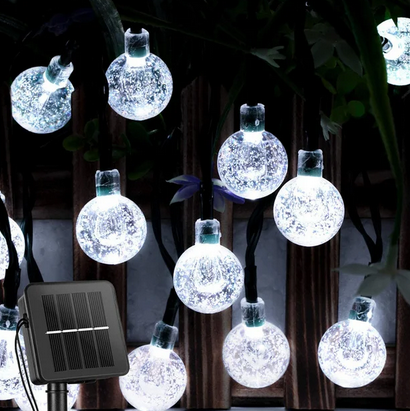 6m crystal ball solar string lights - Image 5