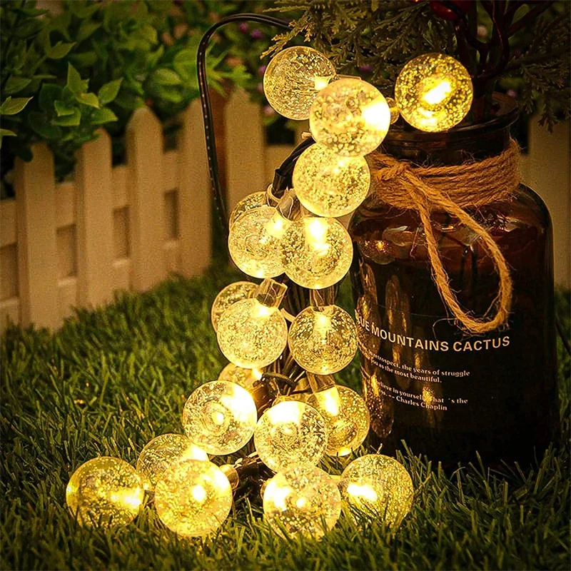 6m crystal ball solar string lights - Image 8