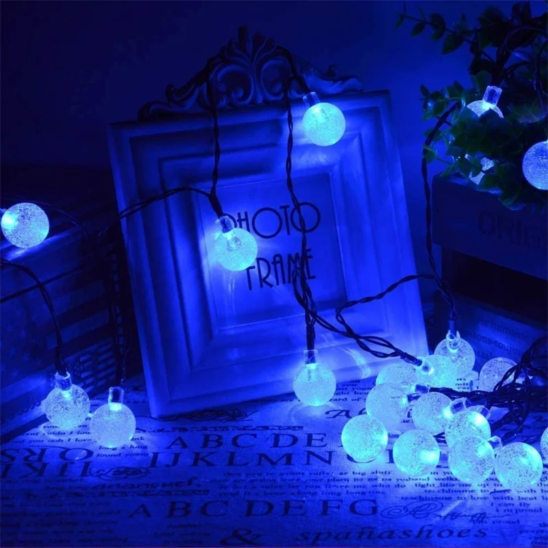 6m crystal ball solar string lights - Image 9