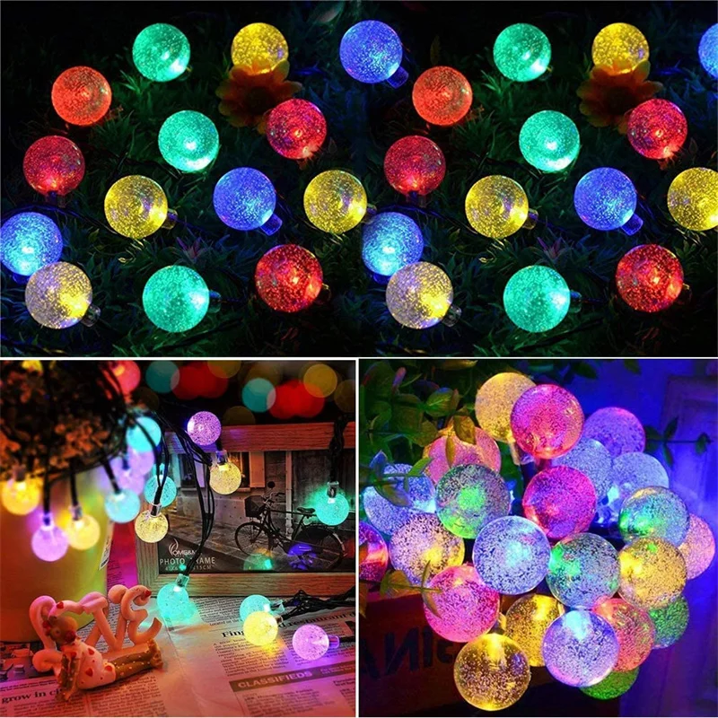 6m crystal ball solar string lights - Image 10