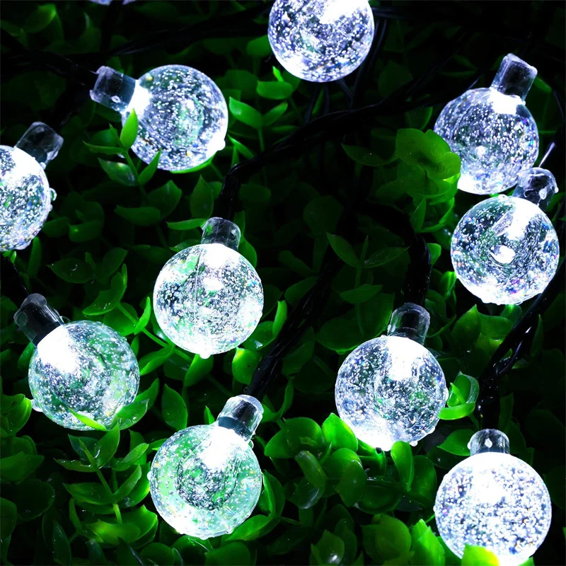 6m crystal ball solar string lights - Image 2