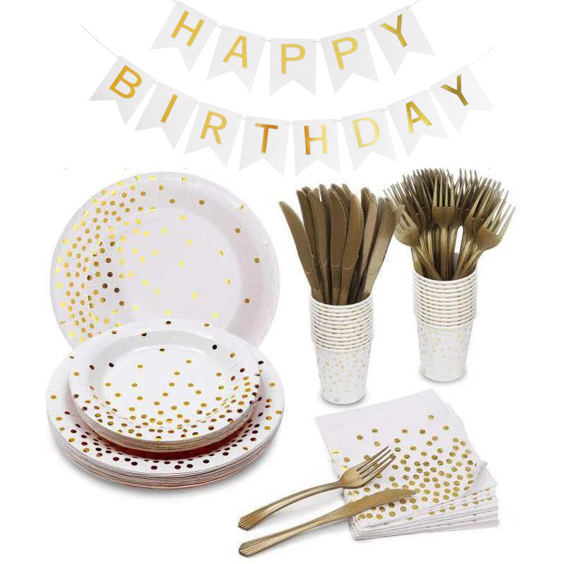 Disposable birthday party tableware set - Image 3