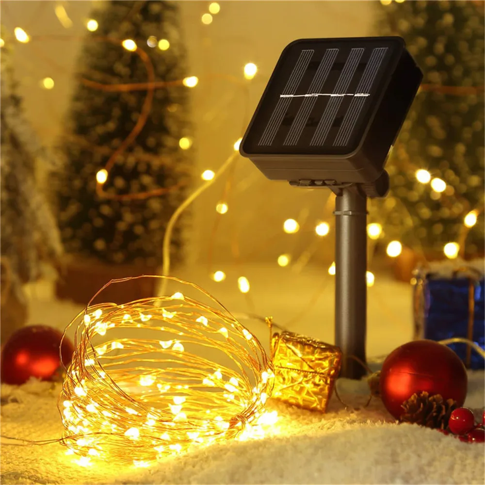 Solar powered LED Christmas string lights - Image 6