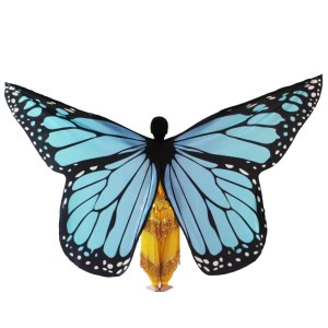 Cosplay butterfly costume with sticks