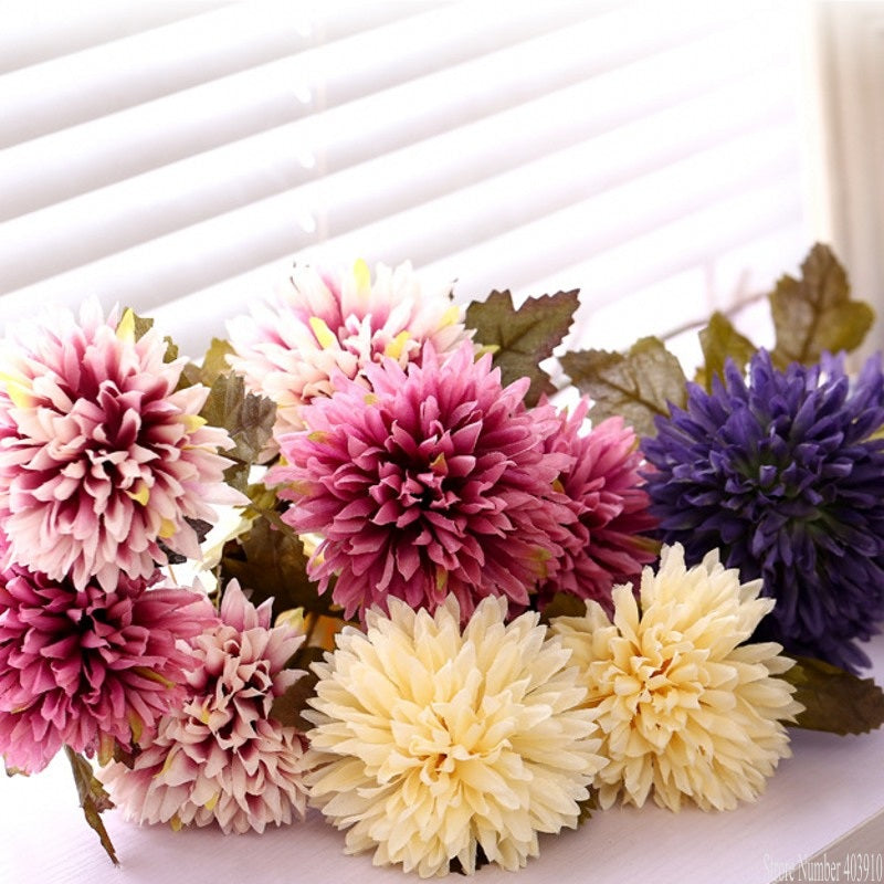 Artificial dahlia flowers - 2pack - Image 8
