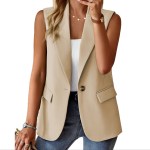 Elegant women's sleeveless jacket