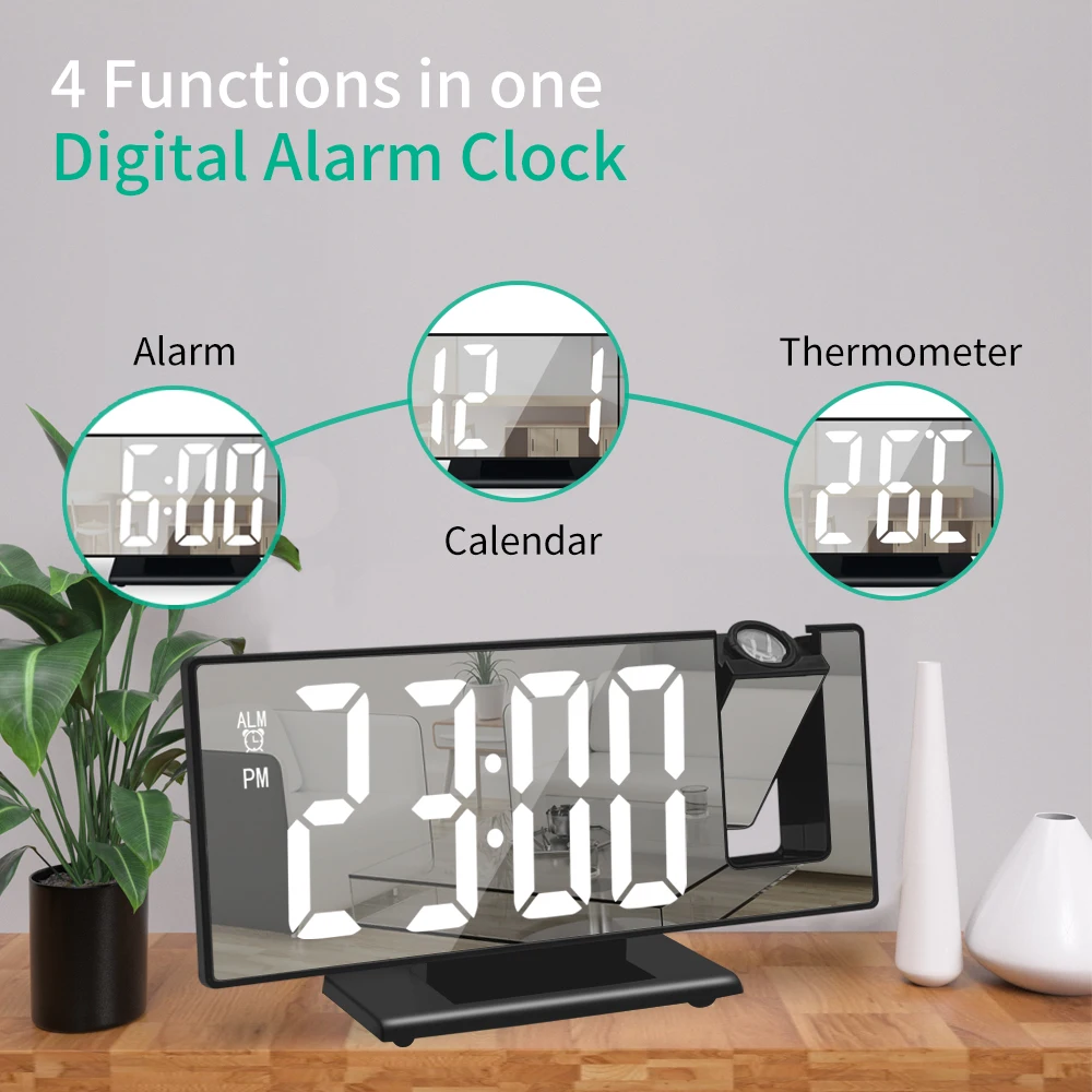 Multi-functional LED projection digital alarm clock - Image 12