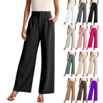 Elegant wide leg women's pants