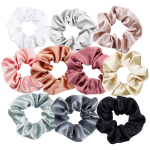 Silky scrunchy hair band - 4pack