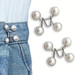 Adjustment brooch buckle for jeans and trousers - 2pack