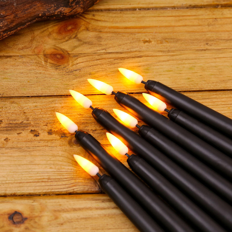 6 piece set flameless taper candles with remote control - Image 14