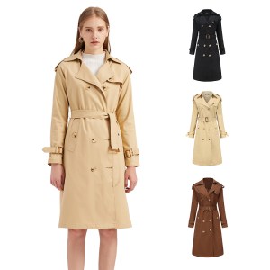 Elegant women's trench coat