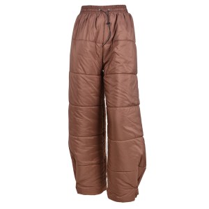 Warm women's puffer pants