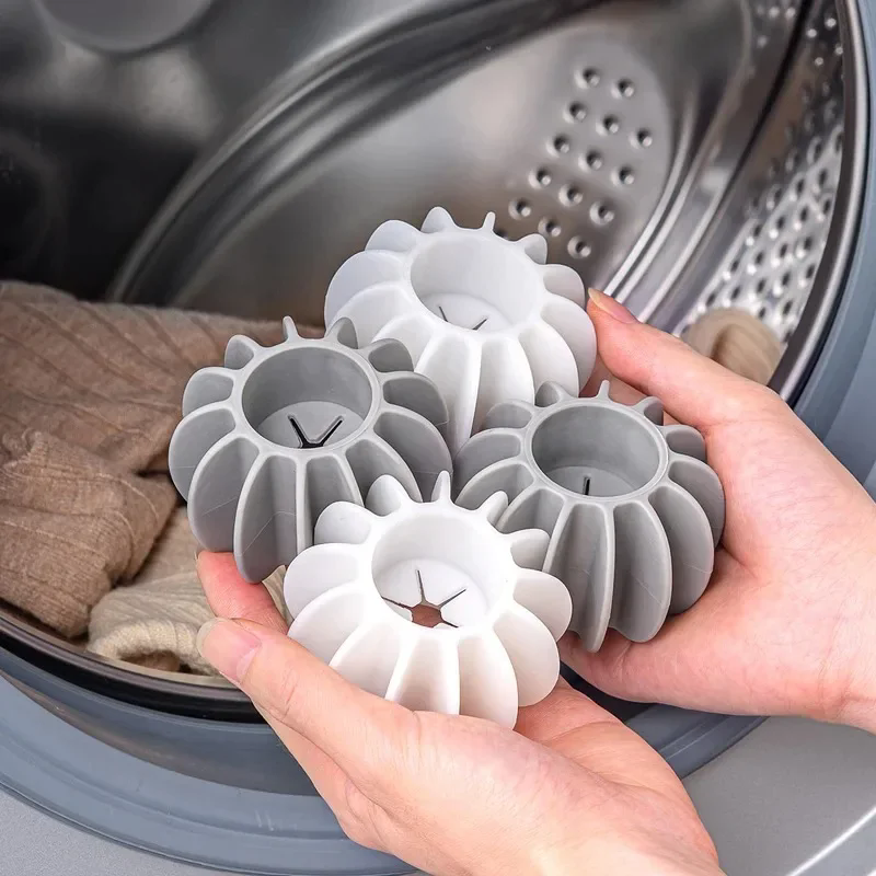 Reusable silicone laundry ball - 4pack