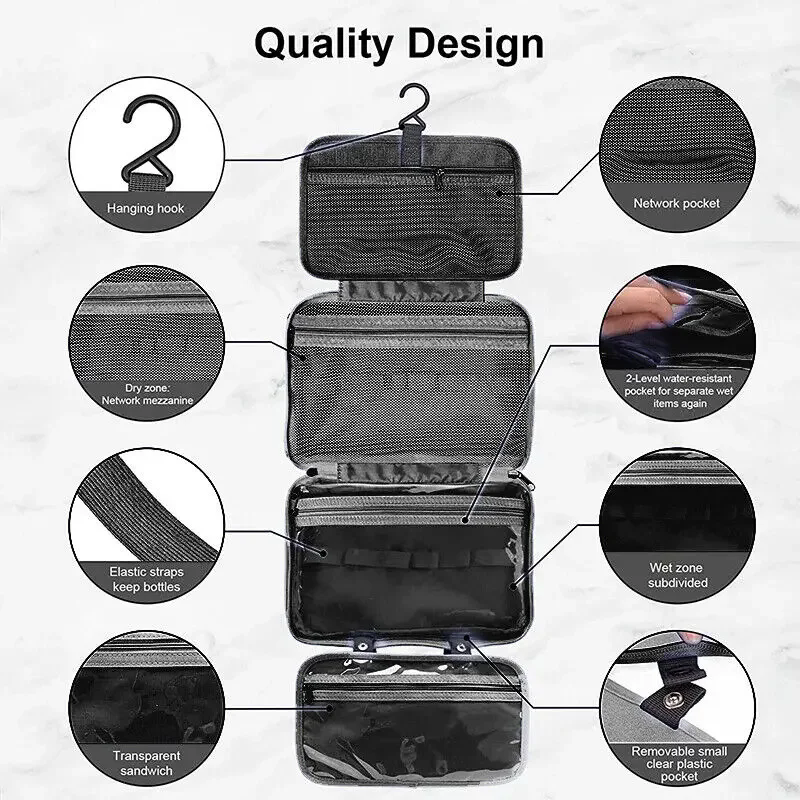 Makeup & toiletry travel bag - Image 9