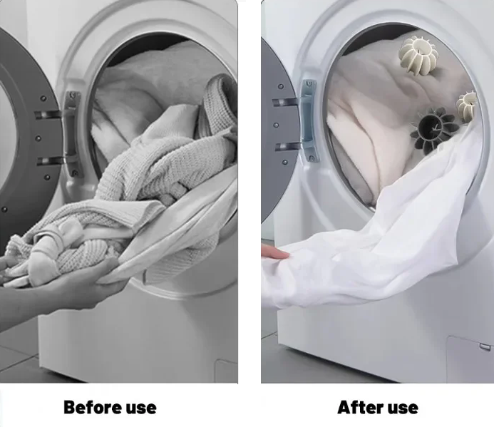 Reusable silicone laundry ball - 4pack - Image 4