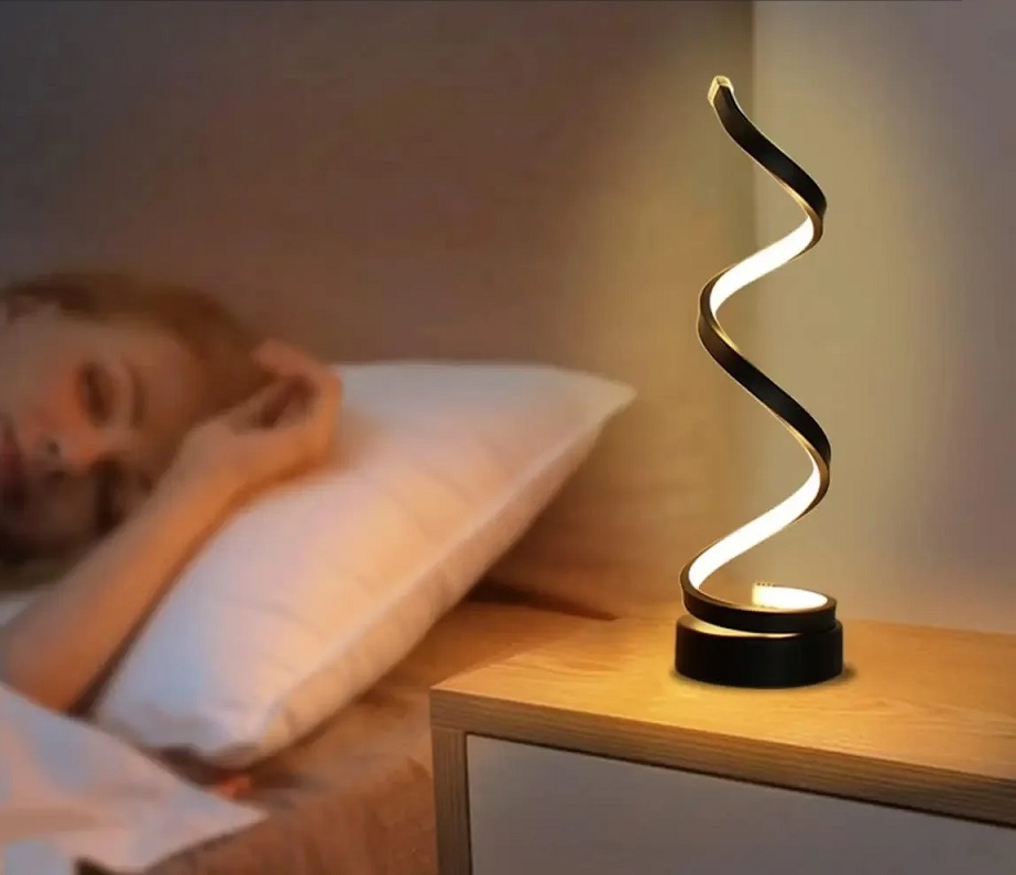 Dimmable spiral LED table lamp - Image 6