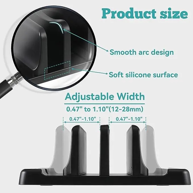 Adjustable vertical laptop & tablet stand - Image 8