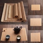 Japanese style bamboo place mat