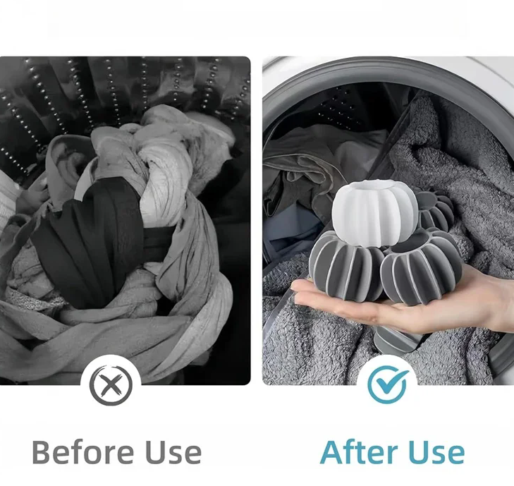 Reusable silicone laundry ball - 4pack - Image 5