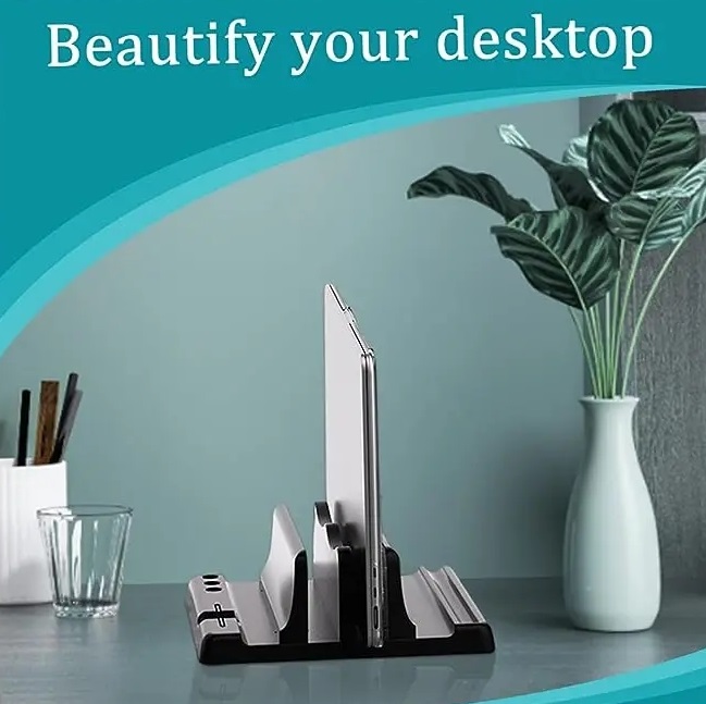 Adjustable vertical laptop & tablet stand - Image 10