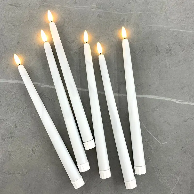 6 piece set flameless taper candles with remote control - Image 22