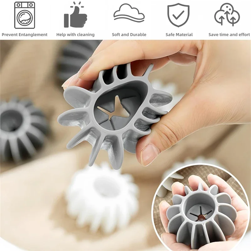 Reusable silicone laundry ball - 4pack - Image 12